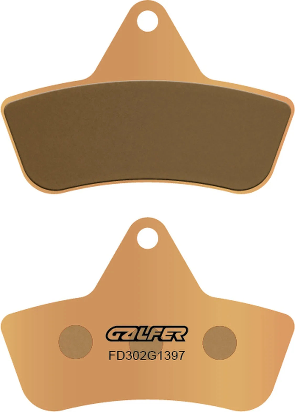 Pastillas De Freno Traserao Sinterizadas Quads - Galfer Compatible Con Arctic Cat 375 2X4 / 4X4 (1998-2004)