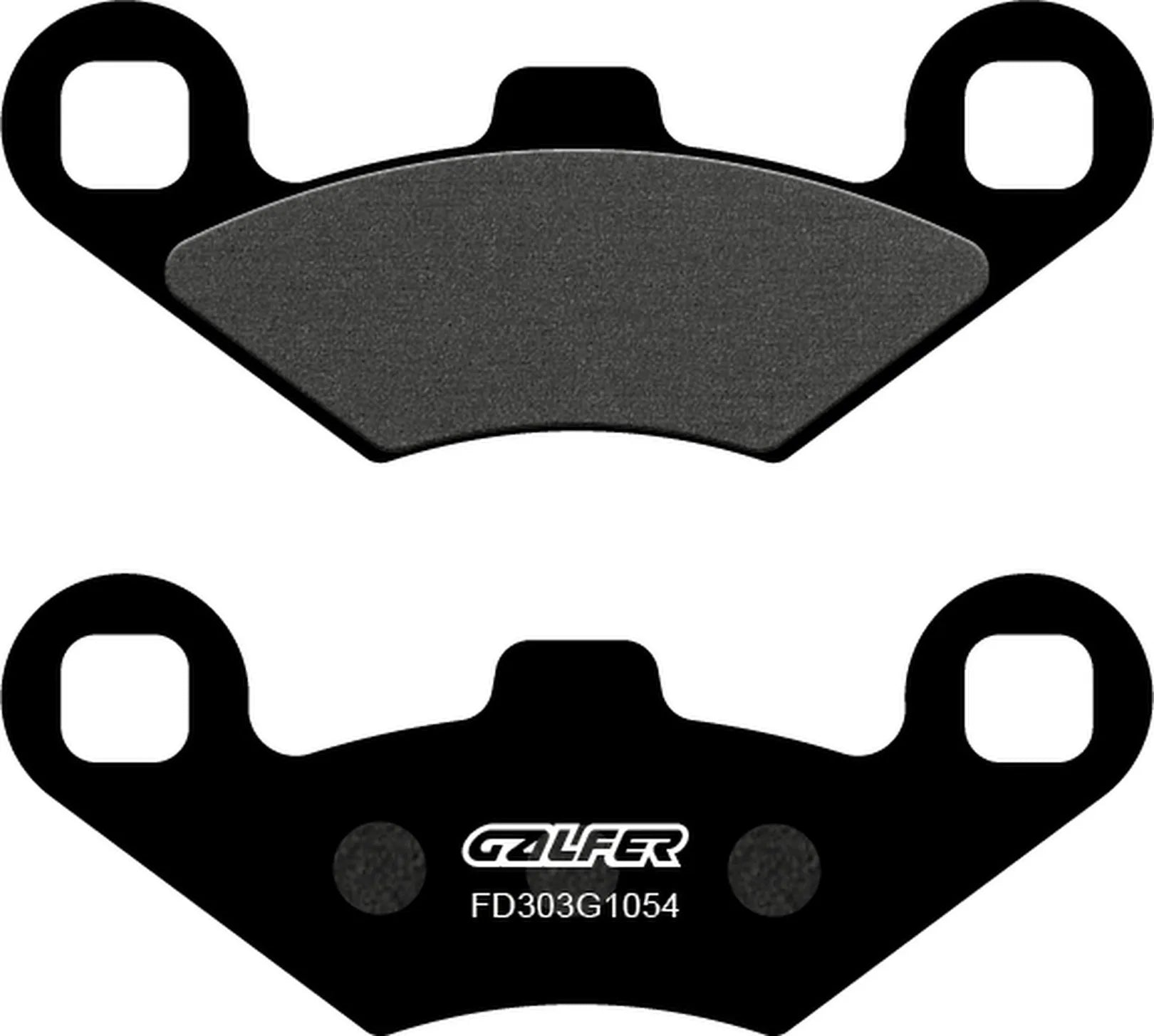 Rear Semi-Metal Brake Pads - Galfer Compatible With Macbor Zx 250 (2006)