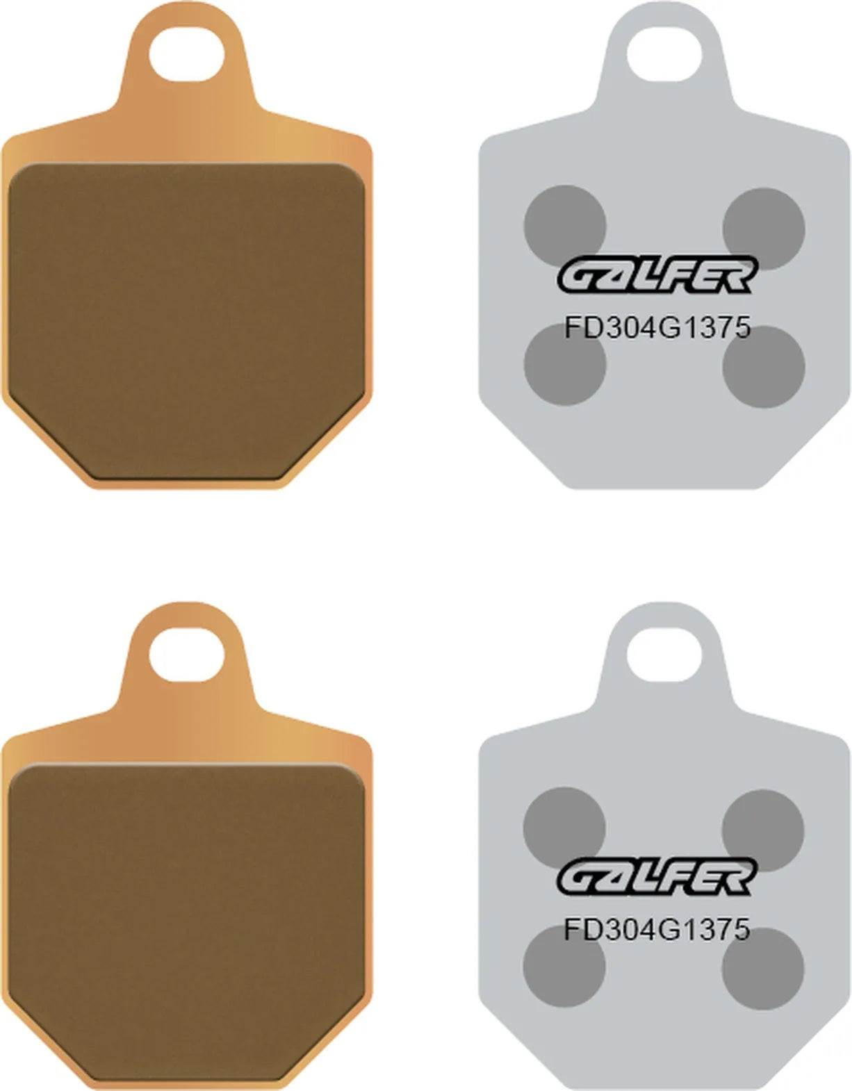 Pastillas De Freno Delantero Sinterizadas Sport - Galfer Compatible Con Hm Crm F 490 X (2007)