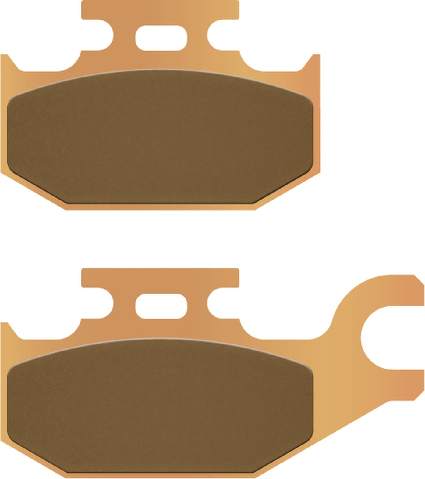 Front Left Sintered Quads Brake Pads - Galfer Compatible With Cannondale Fx 400 (2001)