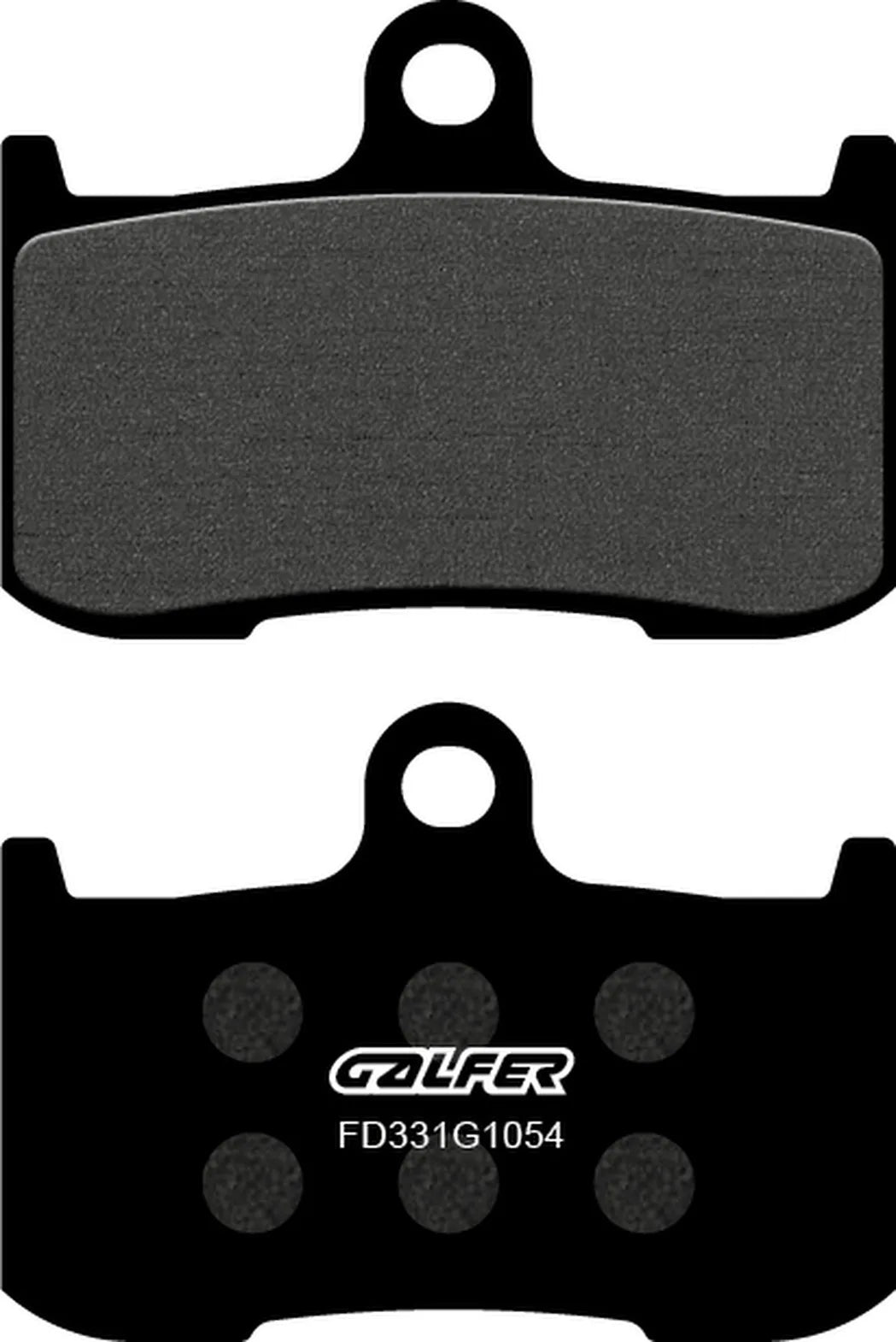 Front Semi-Metal Brake Pads - Galfer Compatible With Victory King Pin 1500 (2008)