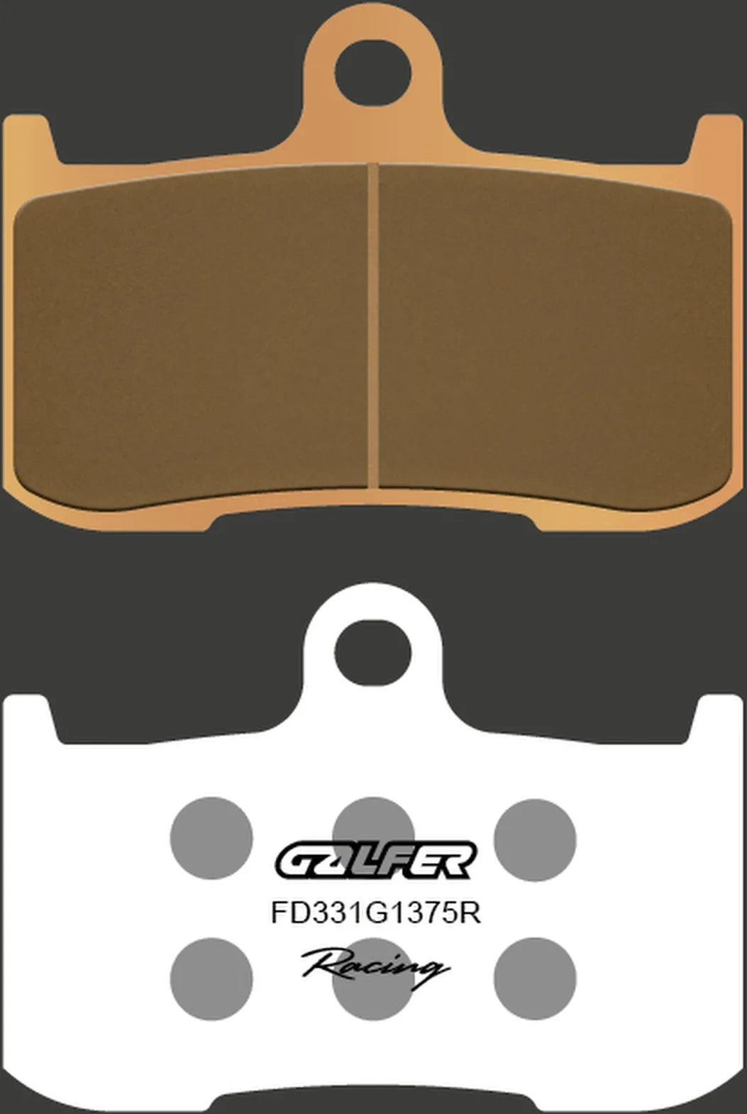 Front Sintered Sport Racing Brake Pads - Galfer Compatible With Victory Judge 1731 (2015)