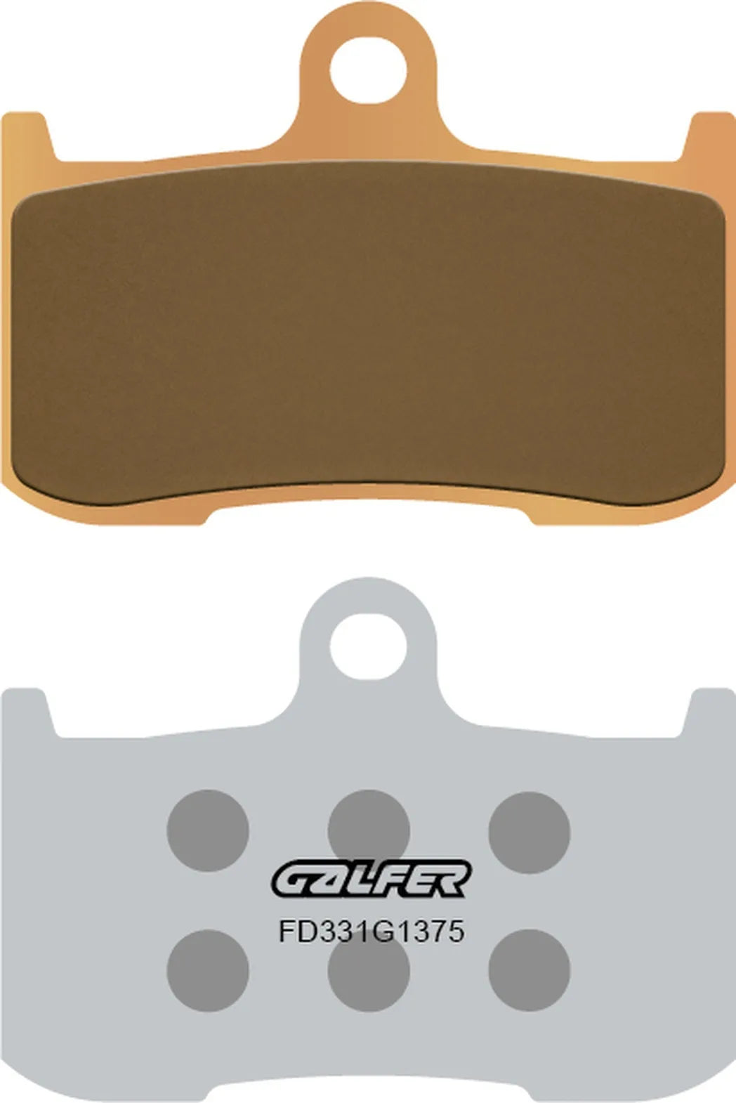 Front Sintered Sport Brake Pads - Galfer Compatible With Victory Cory Ness Croos Country 1731 (2011)