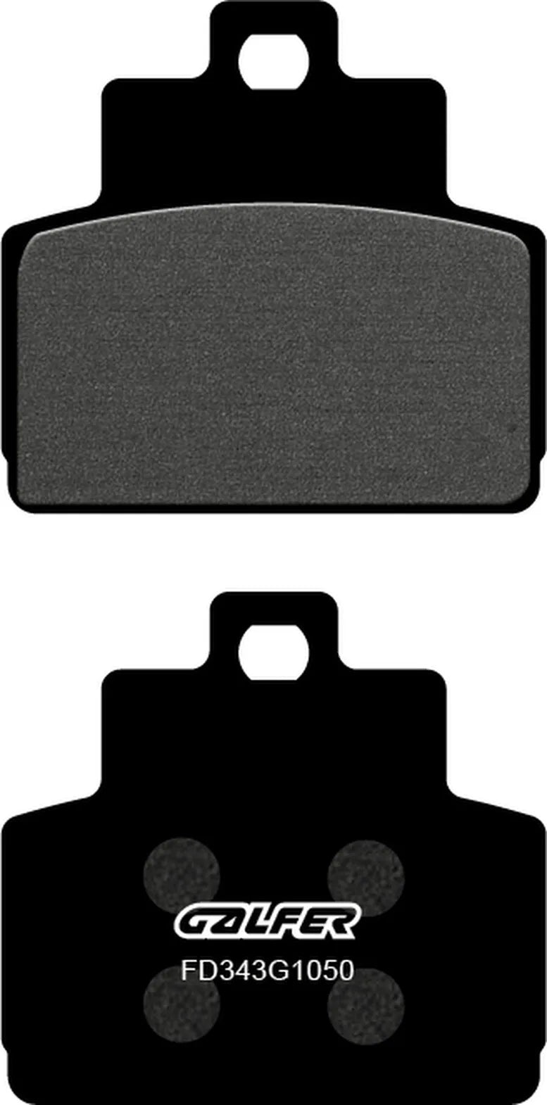 Rear Right Scooter Brake Pads - Galfer Compatible With Piaggio X9 125 Evolution (2006)