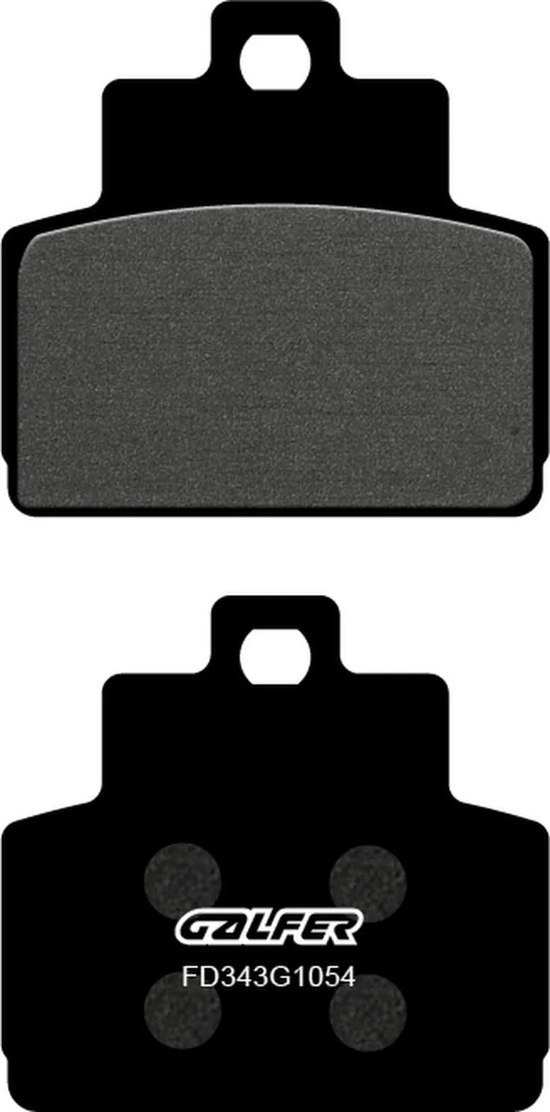 Rear Right Semi-Metal Brake Pads - Galfer Compatible With Piaggio X9 125 Evolution (2006)