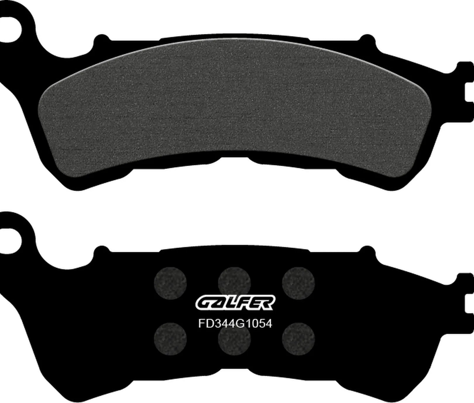 Front Semi-Metal Brake Pads - Galfer Compatible With Suzuki Sixteen 125 (2008)