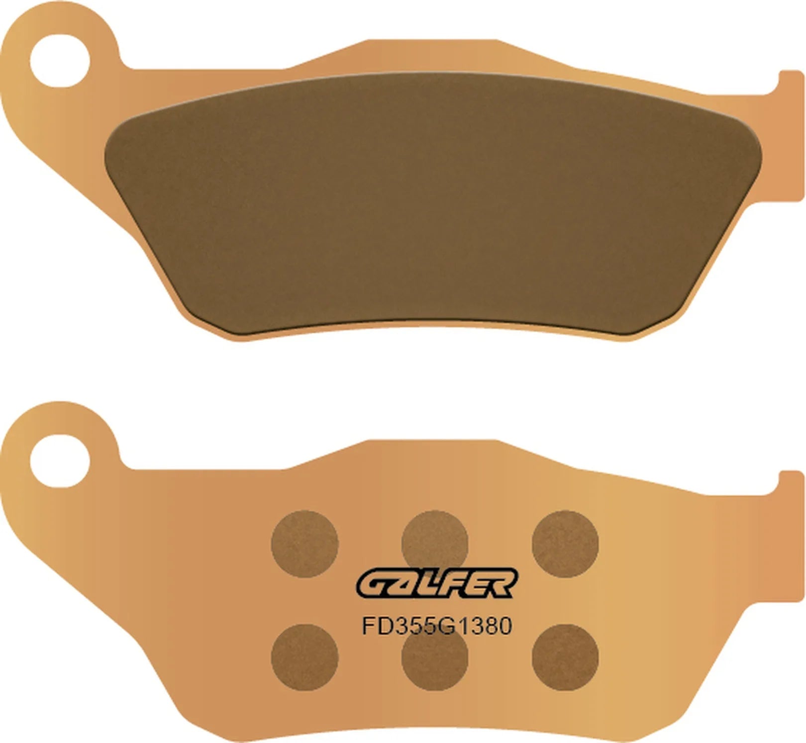 Front Sintered Scooter Brake Pads - Galfer Compatible With Yamaha X-Max 250 (2005-2009)