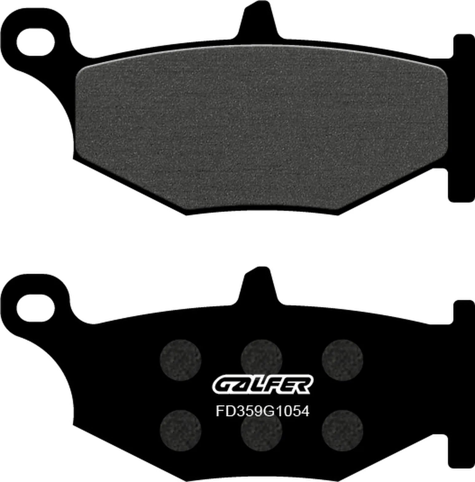 Rear Semi-Metal Brake Pads - Galfer Compatible With Suzuki Gsx-R 600 (2008-2010)
