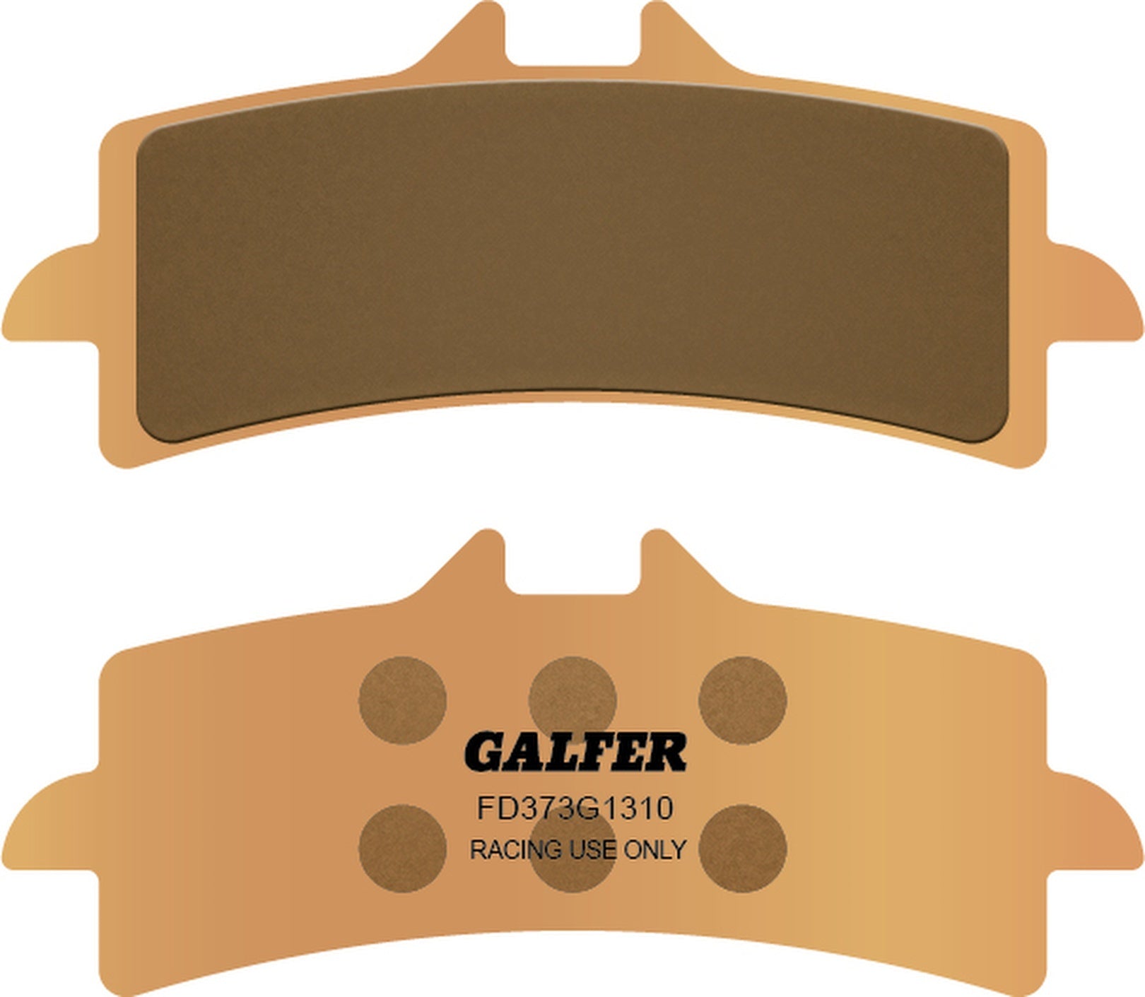 Front Sintered Racing Brake Pads - Galfer Compatible With Energica Ego 45 (2018)