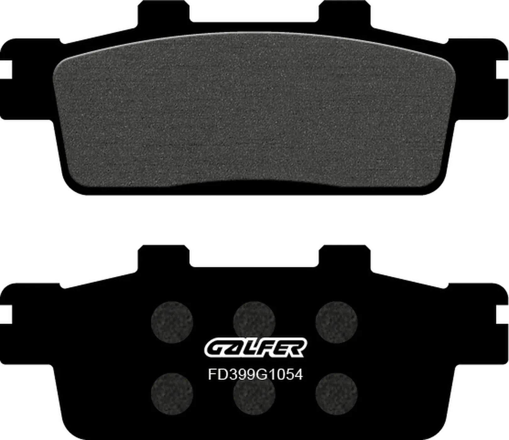 Rear Semi-Metal Brake Pads - Galfer Compatible With Tgb X-Motion 125 (2008)