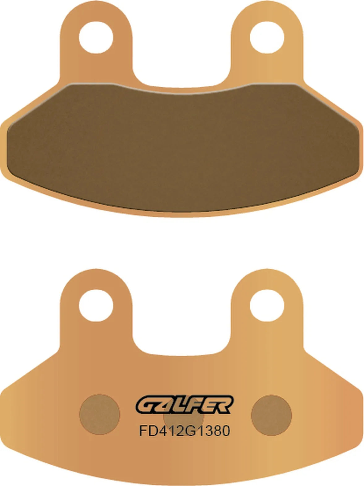 Front Sintered Scooter Brake Pads - Galfer Compatible With Sym Euro Mx 125 (2002)