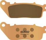 Rear Sintered Street Brake Pads - Galfer Compatible With Honda Cb 1000 R Abs (2008-2017)