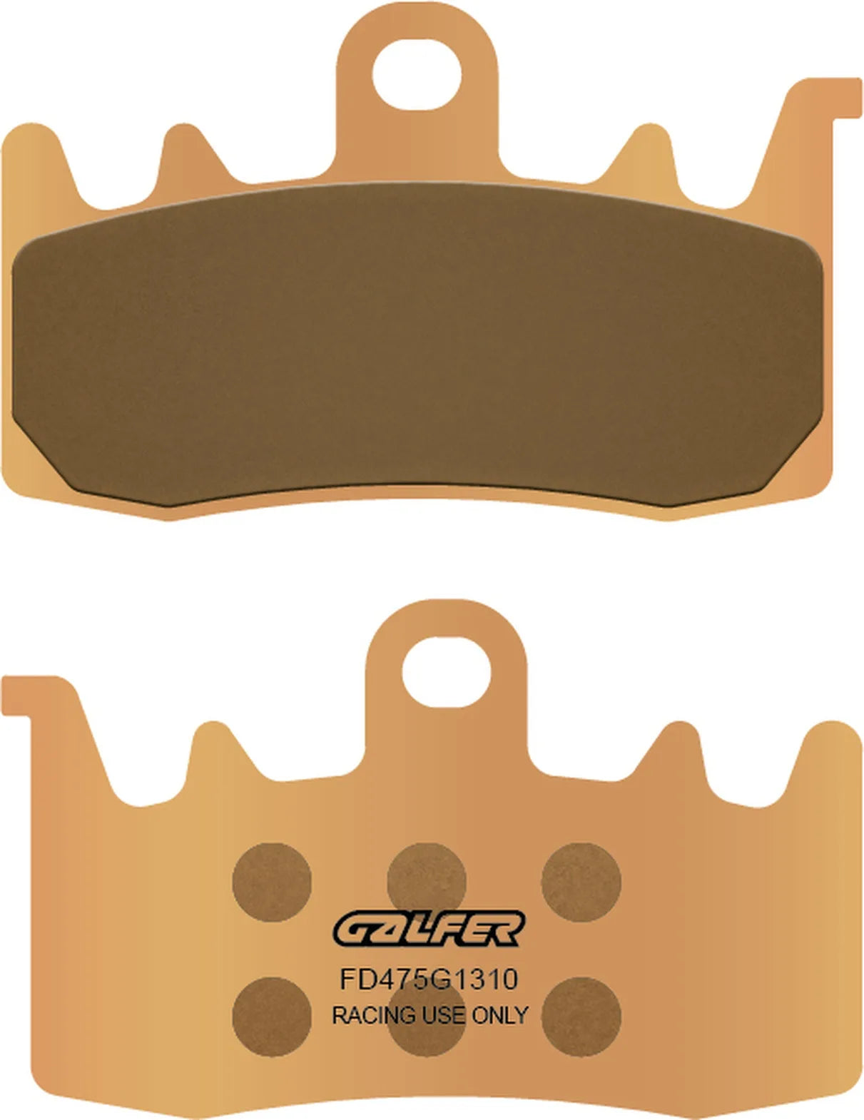 Front Sintered Racing Brake Pads - Galfer Compatible With Keeway Lfs 700 (2022)