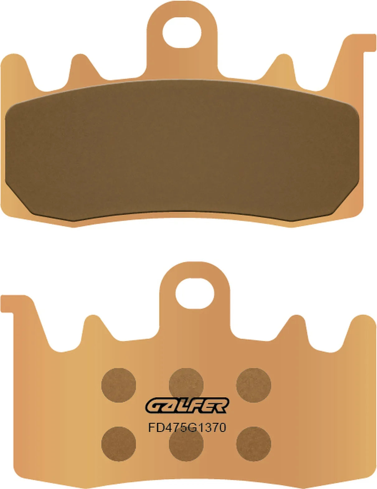 Front Sintered Street Brake Pads - Galfer Compatible With Qj Motor Svt 650 X (2022)