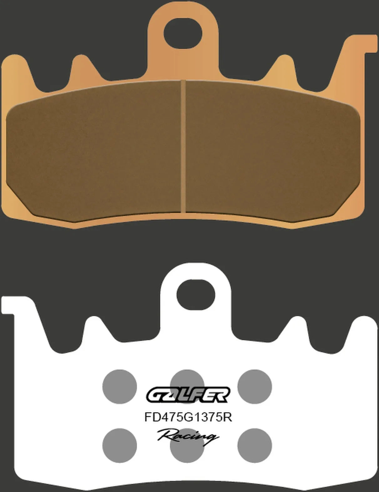 Front Sintered Sport Racing Brake Pads - Galfer Compatible With Norton Commando 961 Sport (2018)