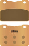 Front Sintered Scooter Brake Pads - Galfer Compatible With Sym Max Sym 400 I Abs (2014)