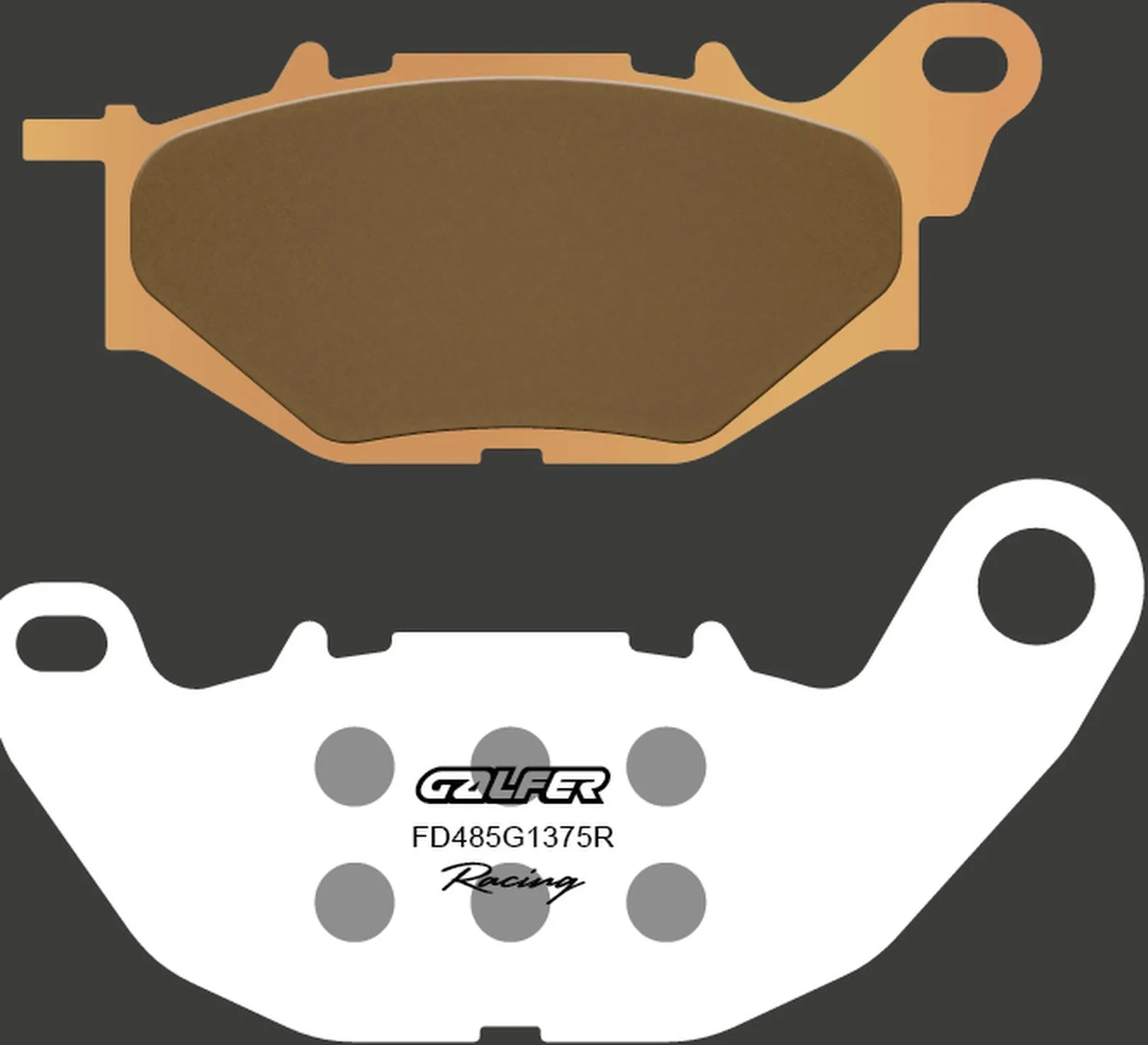 Front Sintered Sport Racing Brake Pads - Galfer Compatible With Yamaha X-Max 125 (2011-2023)