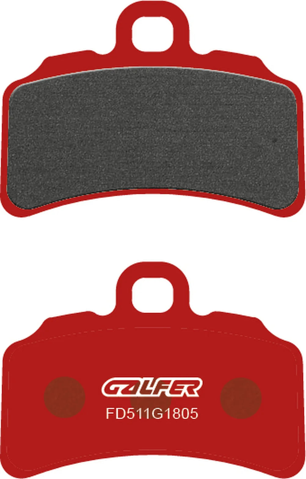 Front Semi-Metal Trial Top Brake Pads - Galfer Compatible With Vertigo Niitro Works 300 (2023)