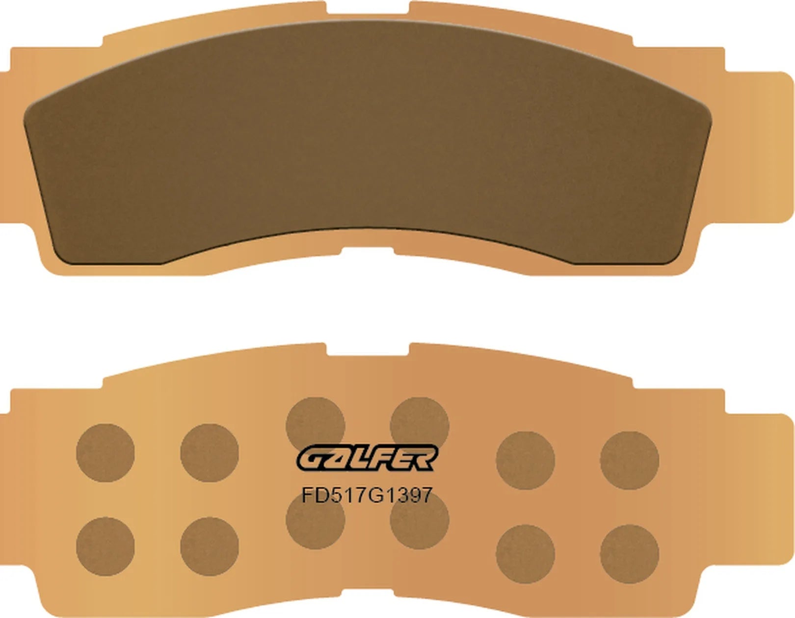 Front Sintered Off-Road Brake Pads - Galfer Compatible With Yamaha Yxe 1000 Wolverine Rmax2 (2021)