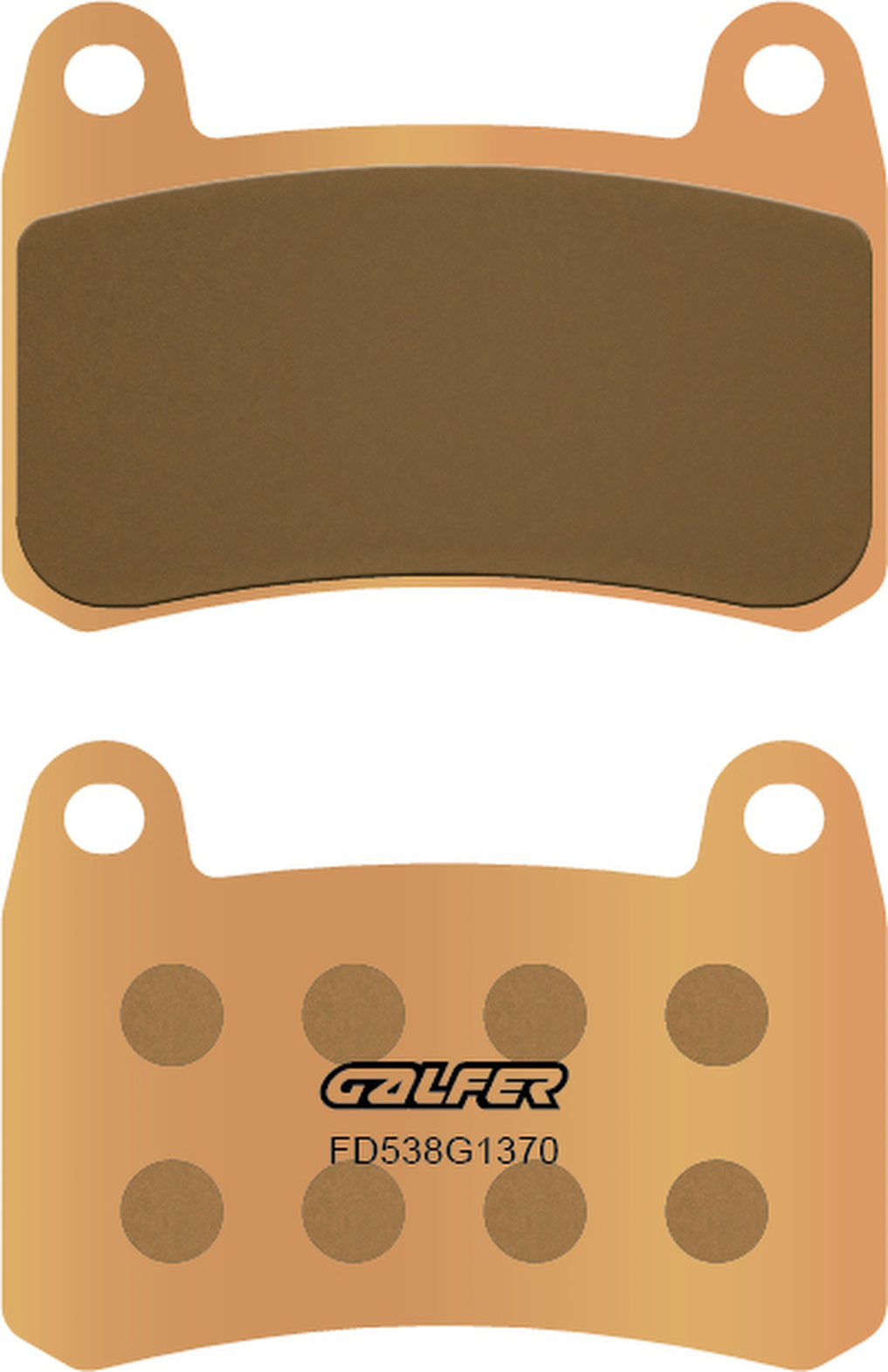 Front Sintered Street Brake Pads - Galfer Compatible With Generic Code S 150 (2012)