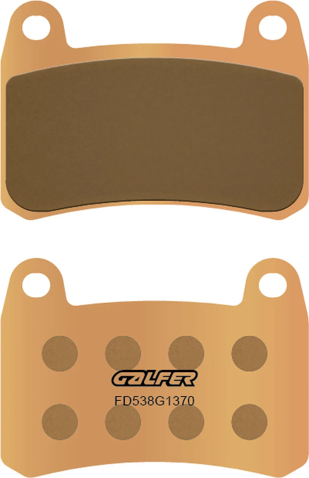 Front Sintered Street Brake Pads - Galfer Compatible With Qj Motor Trx 12 125 (2022)