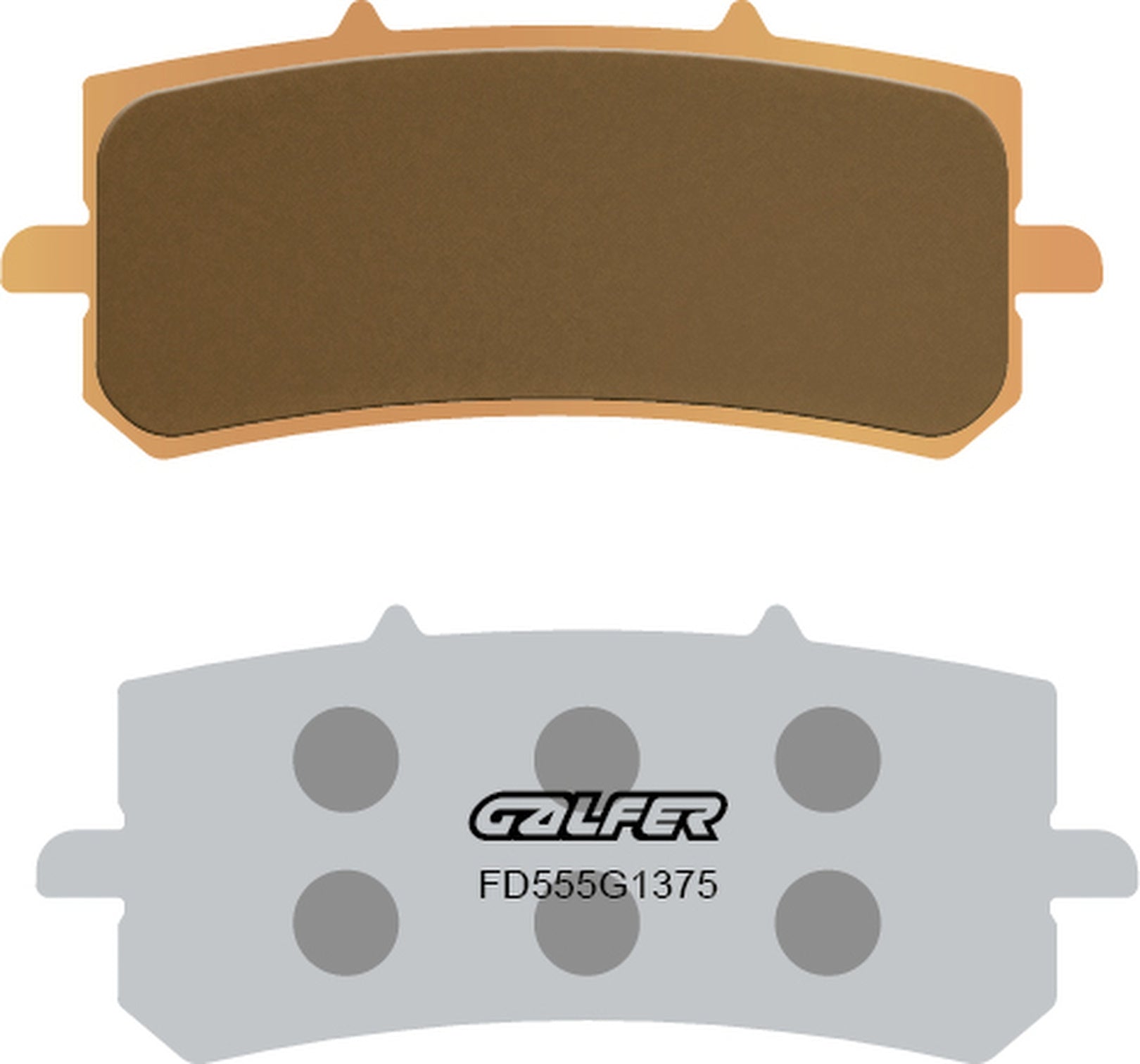 Front Sintered Sport Brake Pads - Galfer Compatible With Help Racing Hr 10Gp 110 (2023)