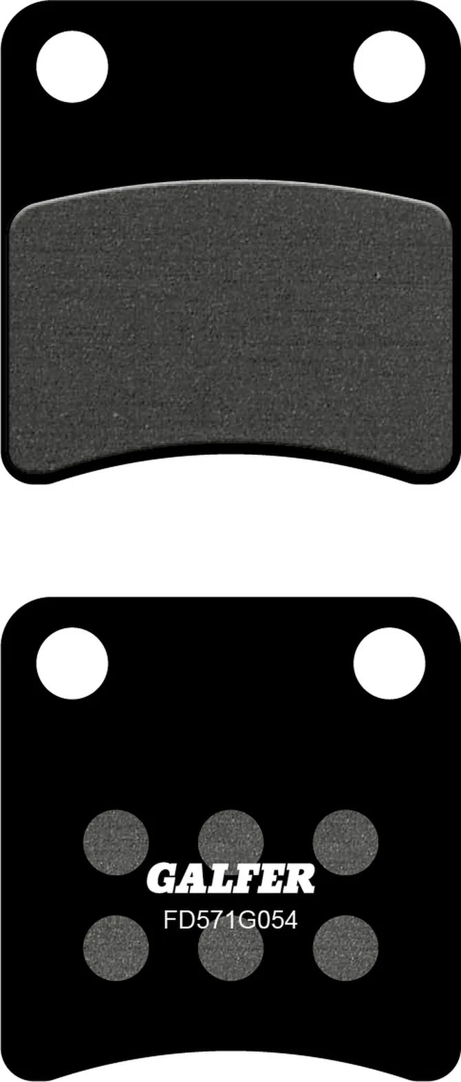 Rear Semi-Metal Brake Pads - Galfer Compatible With Piaggio Mp3 300 Yourban Parking Brake (2011)
