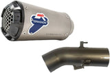 Tubo De Escape Sin Homologación Acústica Gp2R-Rht Titano Copa Aluminio - Termignoni Compatible Con Yamaha Yzf-R3 (2015-2020)