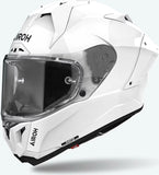 Casco Integral Para Moto Airoh Gp800 - Gp814 Hpc Carbon Blanco Gloss Color Talla Xs