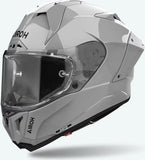 Casco Integral Para Moto Airoh Gp800 - Gp898 Hpc Carbon Gris Cemento Gloss Color Talla L