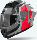 Casco Integral Para Moto Airoh Gp800 - Gp8C55 Hpc Carbon Rojo Gloss Competition Talla S