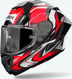 Casco Integral Para Moto Airoh Gp800 - Gp8Mu55 Hpc Carbon Rojo Gloss Must Talla L