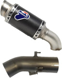 Exhaust Tip Without Sound Certification Gp Carbon - Termignoni Compatible With Kawasaki Z 900 (2017-2020)