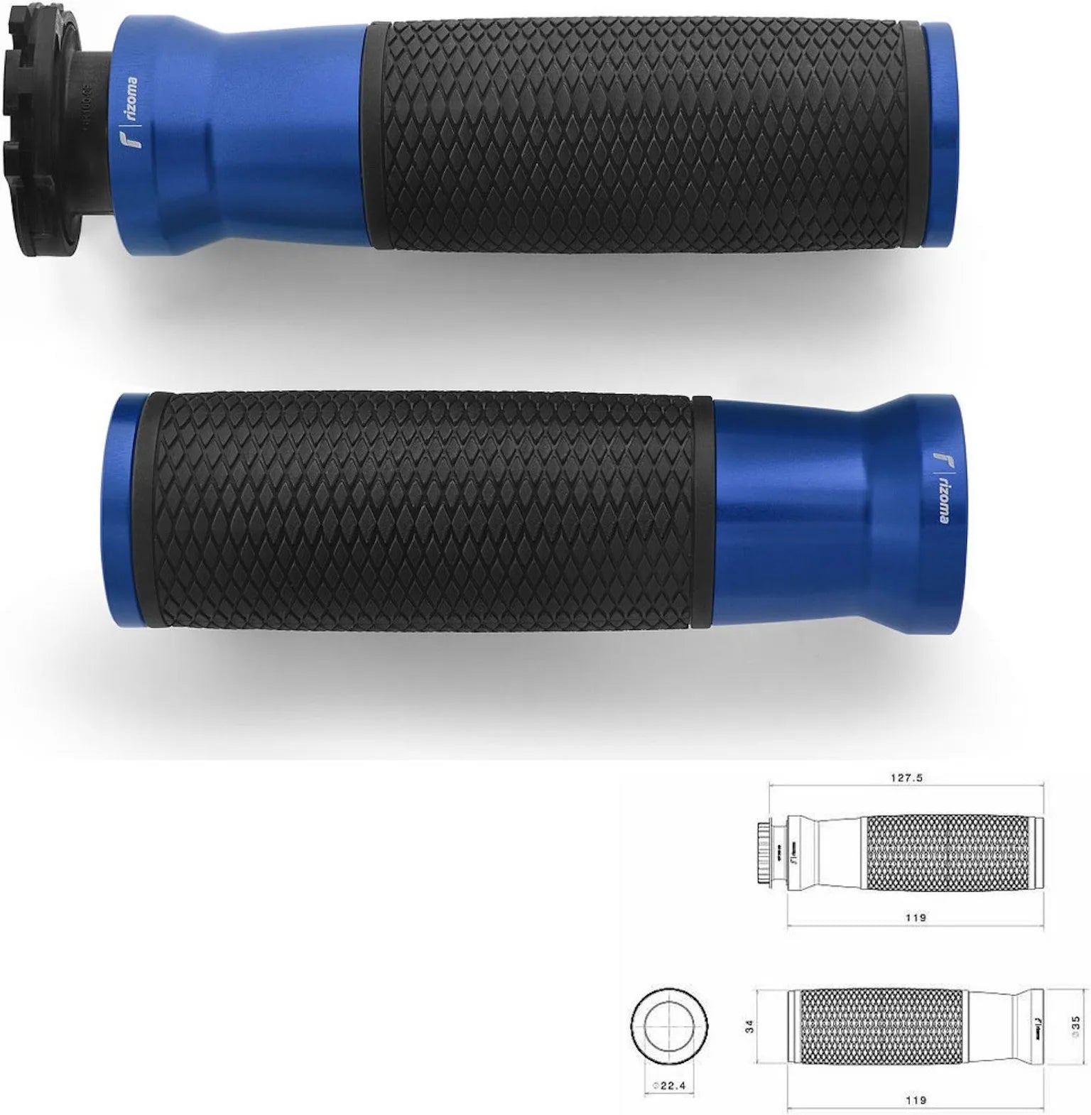 Perillas Ø22 Urlo - Rizoma Compatible Con Ktm 125 Duke Abs (2014-2016)