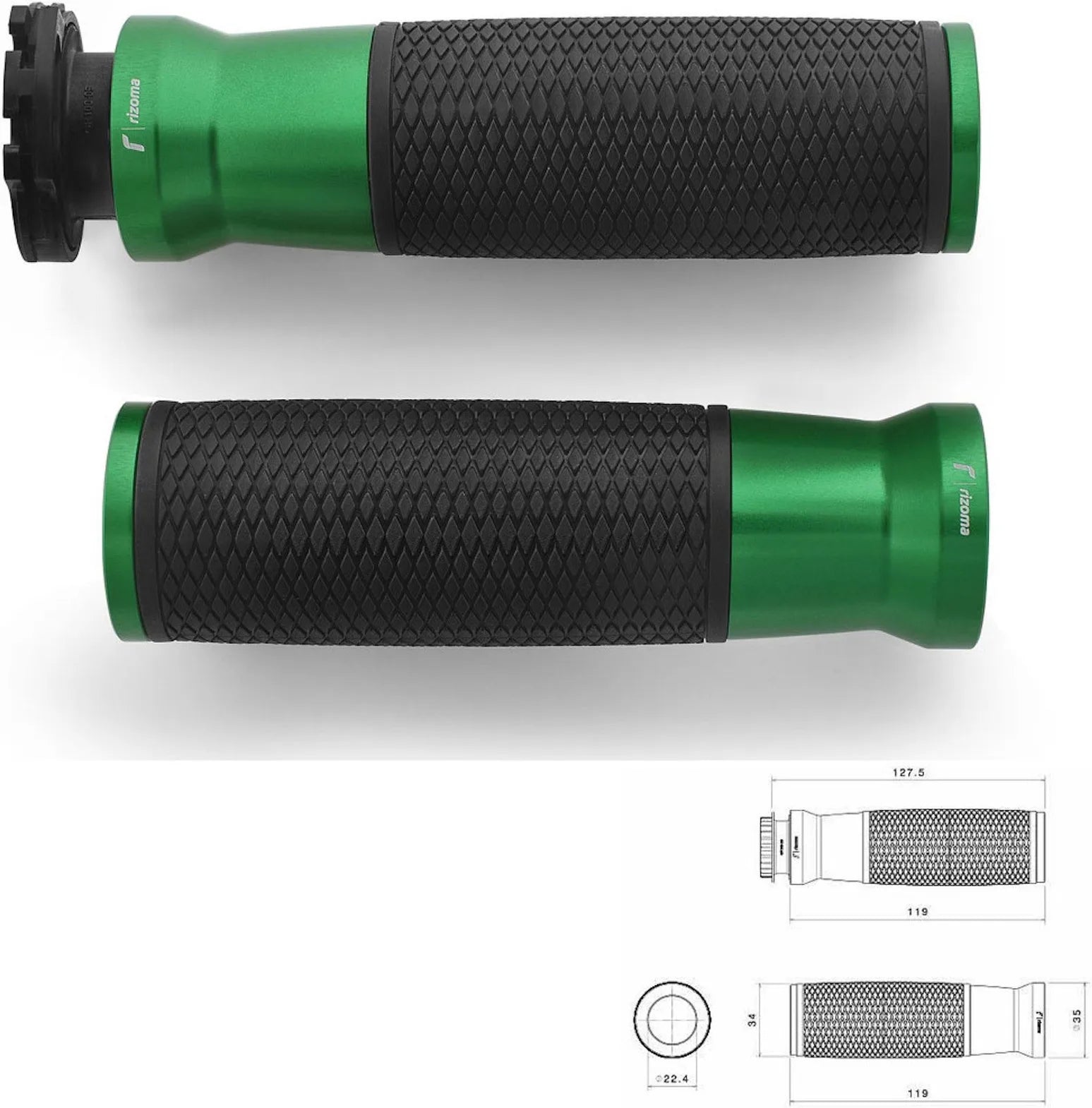 Perillas Ø22 Urlo - Rizoma Compatible Con Ktm 125 Duke Abs (2014-2016)