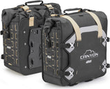 Monokey Canyon Black Side Bags - 70 Lt Canyon Nylon - Givi Compatible With Voge Valico 625 Dsx (2025)