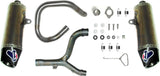 Sistema De Escape Completo Sin Catalizador Y Sin Homologación Acústica Relevance Acero Inox Copa Carbono - Termignoni Compatible Con Honda Crf 450 R (2014)