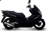 Complete Exhaust System Without Sound Certification Steel Black Carbon Cap - Termignoni Compatible With Honda Pcx 125 (2014-2019)