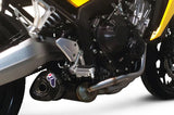 Tubo De Escape Sin Homologación Acústica Relevance Carbono Copa Carbono - Termignoni Compatible Con Honda Cb 650 F (2014-2018)