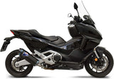 Tubo De Escape Con Homologación Acústica Scream Titano Negro Copa Carbono - Termignoni Compatible Con Honda X-Adv 750 (2017-2022)