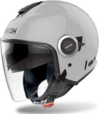 Casco Urban Para Moto Airoh Helyos - He681 Thermoplastic Hrt Gris Concreto Gloss Color Talla M