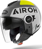 Casco Urban Para Moto Airoh Helyos - He699 Thermoplastic Hrt Gris Oscuro Gloss Color Talla S