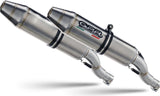 Sistema De Escape Completo Sin Catalizador Y Con Homologación Acústica Deeptone Atv Acero - Gpr Compatible Con Kawasaki Kfx 700 (2004-2011)