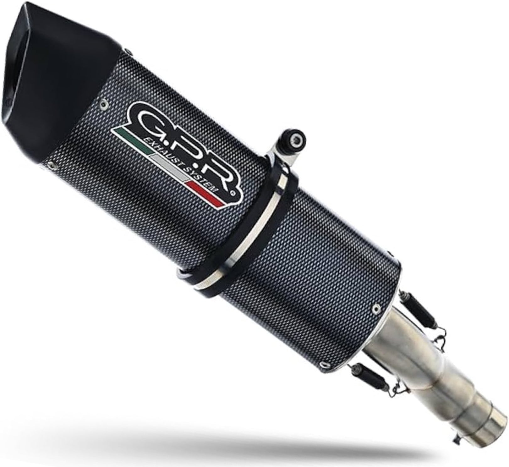 Complete Catalytic Exhaust System With Sound Certification Furore Carbon Look - Gpr Compatible With Can Am Spyder 1000 Ie Rs (2010-2012)