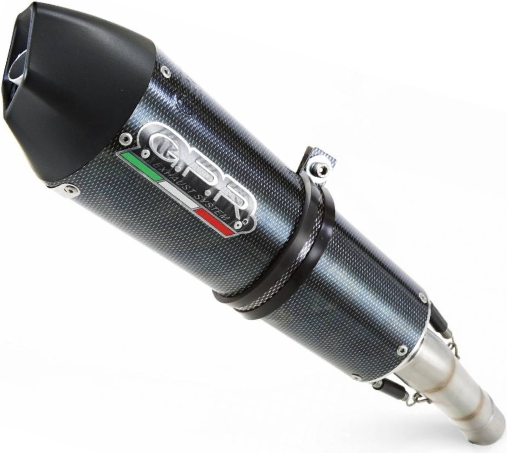 Complete Catalytic Exhaust System With Sound Certification Gpe Anniversary Carbon Look - Gpr Compatible With Can Am Spyder 1000 St - Sts (2013-2016)