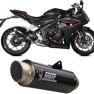 Complete Non-Catalytic Exhaust System With Sound Certification Gppro Carbon - Mivv Compatible With Honda Cbr 650 R (2024-2026)