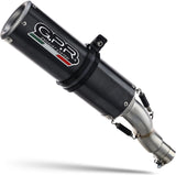 Sistema De Escape Completo Con Catalizador Y Homologación Acústica M3 Carbon Look - Gpr Compatible Con Cfmoto 650 Mt (2019-2020)