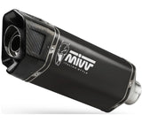 Complete Non-Catalytic Exhaust System With Sound Certification Sr-1 Steel Black - Mivv Compatible With Suzuki Gsx 8R (2025-2026)