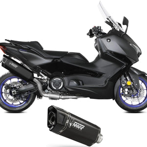 Complete Catalytic Exhaust System With Sound Certification Sr-1 Black Titanium - Mivv Compatible With Yamaha T-Max 560 (2025-2026)