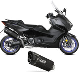 Complete Non-Catalytic Exhaust System With Sound Certification Sr-1 Steel Black - Mivv Compatible With Yamaha T-Max 560 (2025-2026)